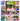 A collage of photos showcasing a 'Charm Bar / Customisation Station' with various pink and green themed activities, including a central photo of a pastel pink and green charm bar stand, and multiple smaller photos of people customizing jewelry and wearing colorful charms.