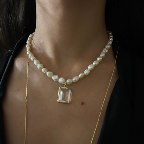 MIRROR [pearl necklace]