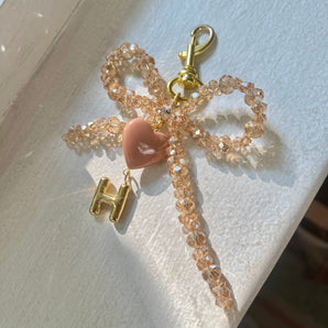 COCOA BOW Letter [bag charm]