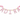Personalized beaded Cot Charm / Pink-Matcha
