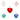 THE ORBIT HEART CHARM [Gold]