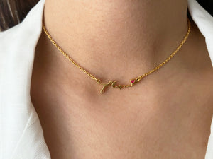 The Flow Necklace [ Hot Pink ]
