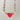 CHONKY HEART BEADED NECKLACE