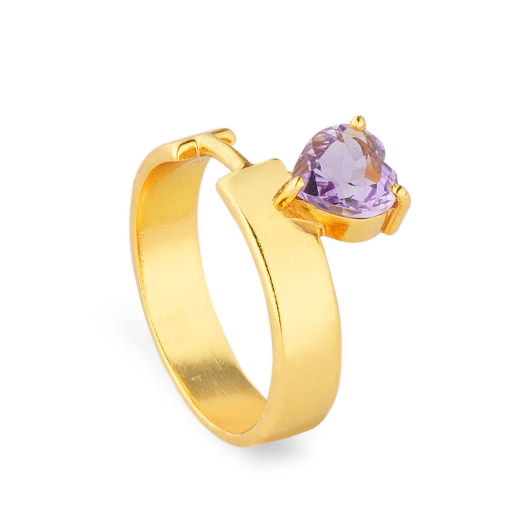 The Voyager - Amethyst / Gold Vermeil